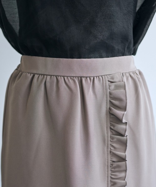 SMILE LAND（スマイルランド）の「２点セット（フリルビスチェ+スカート）＜大きいサイズ有＞【OtonaSMILE】（スカート・レディース・ブラック/グレー・4L/5L/LL/3L/M/L）」の19枚目の写真