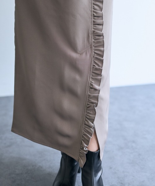 SMILE LAND（スマイルランド）の「２点セット（フリルビスチェ+スカート）＜大きいサイズ有＞【OtonaSMILE】（スカート・レディース・ブラック/グレー・4L/5L/LL/3L/M/L）」の20枚目の写真