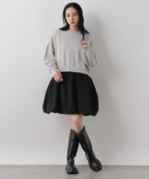 LOWRYS FARM | リメイクドッキングミニワンピース 291135(ワンピース)