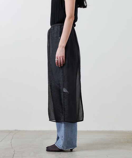 MARW UNITED ARROWS(マルゥ ユナイテッドアローズ)の「<MARW UNITED ARROWS>シアー オーガンジー スカート(スカート・レディース・ホワイト/ブラック・FREE)」の16枚目の写真
