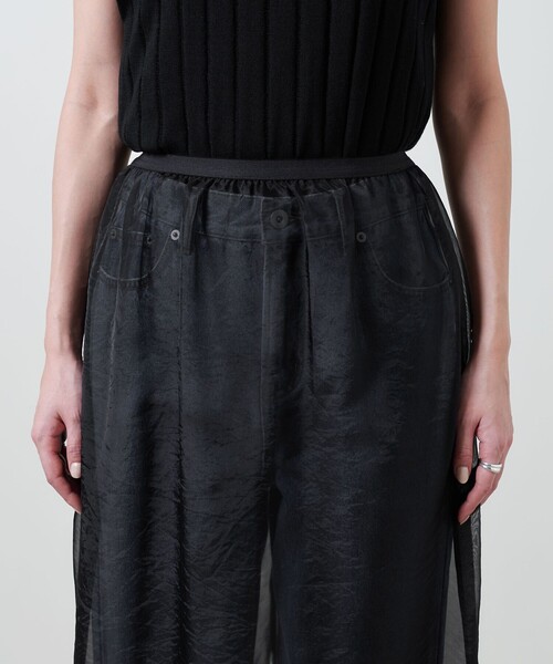MARW UNITED ARROWS(マルゥ ユナイテッドアローズ)の「<MARW UNITED ARROWS>シアー オーガンジー スカート(スカート・レディース・ホワイト/ブラック・FREE)」の12枚目の写真