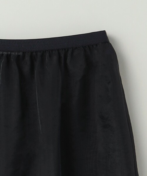 MARW UNITED ARROWS オーガンジー シアーパーカー 黒 セール】＜MARW UNITED ARROWS＞シアー オーガンジー スカート
