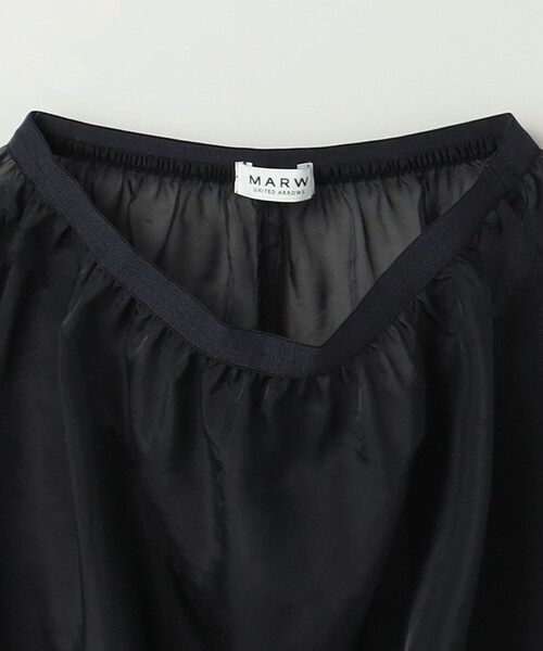 MARW UNITED ARROWS(マルゥ ユナイテッドアローズ)の「<MARW UNITED ARROWS>シアー オーガンジー スカート(スカート・レディース・ホワイト/ブラック・FREE)」の20枚目の写真