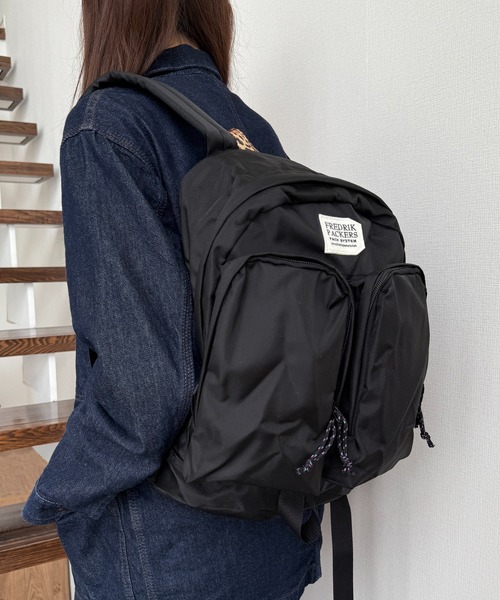 FREDRIK PACKERS（フレドリックパッカーズ）の「【FREDRIK PACKERS】≪別注≫420D TWINS BACK PACK　A4サイズ収納可能　マザーズバッグ　リュック（バックパック/リュック・メンズ・ブラック/オリーブ/カーキ/ブラック系その他2・FREE）」の15枚目の写真