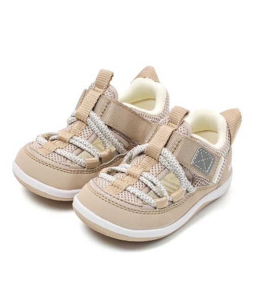 IFME(イフミー)の「BABY|IFME 両ベルトウォーターシューズ(サンダル・キッズ・ベージュ/ネイビー/グリーン/ピンク・12.0cm/12.5cm/13.0cm/13.5cm/14.0cm/14.5cm/15.0cm)」の2枚目の写真