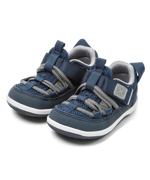 IFME(イフミー)の「BABY|IFME 両ベルトウォーターシューズ(サンダル・キッズ・ベージュ/ネイビー/グリーン/ピンク・12.0cm/12.5cm/13.0cm/13.5cm/14.0cm/14.5cm/15.0cm)」の1枚目の写真