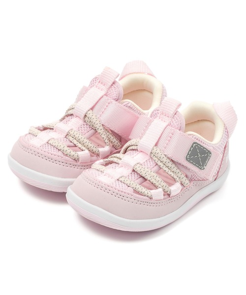 IFME(イフミー)の「BABY|IFME 両ベルトウォーターシューズ(サンダル・キッズ・ベージュ/ネイビー/グリーン/ピンク・12.0cm/12.5cm/13.0cm/13.5cm/14.0cm/14.5cm/15.0cm)」の4枚目の写真