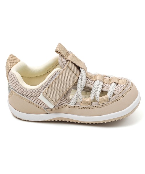 IFME(イフミー)の「BABY|IFME 両ベルトウォーターシューズ(サンダル・キッズ・ベージュ/ネイビー/グリーン/ピンク・12.0cm/12.5cm/13.0cm/13.5cm/14.0cm/14.5cm/15.0cm)」の8枚目の写真