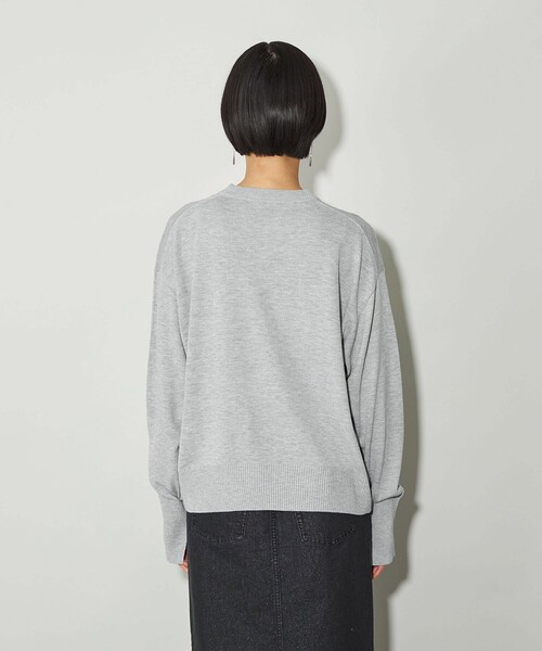 CITEN（シテン）の「＜CITEN＞エッセンシャルプレーンニット（ニット/セーター・レディース・ライトグレー/ライム/ダークグレー/ロイヤルブルー・FREE）」の21枚目の写真