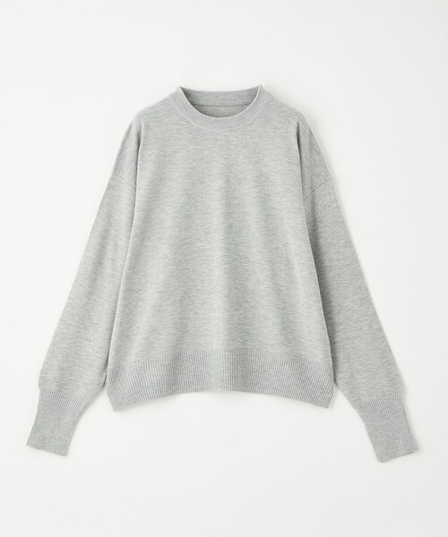 CITEN（シテン）の「＜CITEN＞エッセンシャルプレーンニット（ニット/セーター・レディース・ライトグレー/ライム/ダークグレー/ロイヤルブルー・FREE）」の20枚目の写真