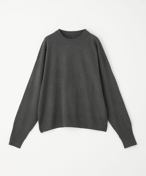 CITEN（シテン）の「＜CITEN＞エッセンシャルプレーンニット（ニット/セーター・レディース・ライトグレー/ライム/ダークグレー/ロイヤルブルー・FREE）」の15枚目の写真