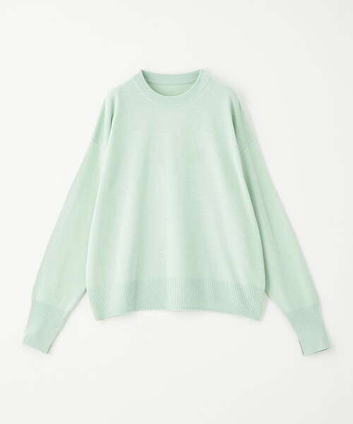 CITEN（シテン）の「＜CITEN＞エッセンシャルプレーンニット（ニット/セーター・レディース・ライトグレー/ライム/ダークグレー/ロイヤルブルー・FREE）」の11枚目の写真