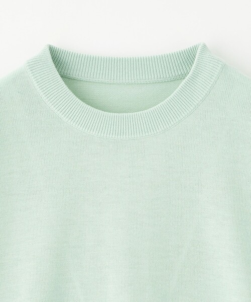 CITEN（シテン）の「＜CITEN＞エッセンシャルプレーンニット（ニット/セーター・レディース・ライトグレー/ライム/ダークグレー/ロイヤルブルー・FREE）」の9枚目の写真