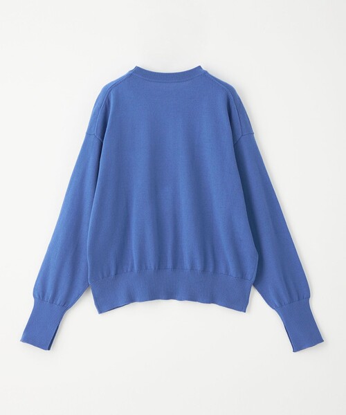 CITEN（シテン）の「＜CITEN＞エッセンシャルプレーンニット（ニット/セーター・レディース・ライトグレー/ライム/ダークグレー/ロイヤルブルー・FREE）」の7枚目の写真