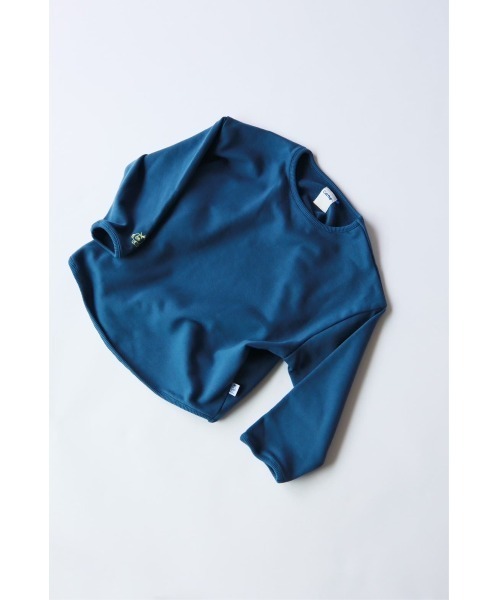 Catchup（ケチャップ）の「【Catchup】ラウンドヘムスウェットトップス（Tシャツ/カットソー・キッズ・ホワイト/カーキ/ブルー/モカ・90㎝/150cm/100㎝/110㎝/120㎝/130㎝/140㎝）」の16枚目の写真