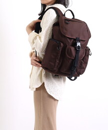 COOCO（クーコ）の「フロント３ポケットフラップＢＡＣＫＰＡＣＫ／Ａ４対応（バックパック/リュック）」