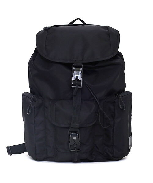 COOCO(クーコ)の「フロント3ポケットフラップBACKPACK/A4対応(バックパック/リュック・レディース・ブラウン/ブラック/グレー・FREE)」の7枚目の写真