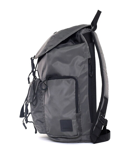 COOCO(クーコ)の「フロント3ポケットフラップBACKPACK/A4対応(バックパック/リュック・レディース・ブラウン/ブラック/グレー・FREE)」の19枚目の写真
