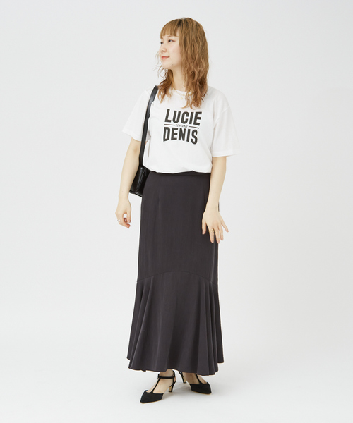 Rouge vif Anna(ルージュヴィフアンナ)の「切替マーメイドスカート(スカート・レディース・アイボリー/ブラウン/ブラック・36/38)」の13枚目の写真