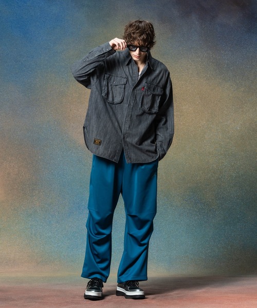 glamb（グラム）の「TIME TRAVELER Jersey Pants (GEAR 007) / タイムトラベラージャージパンツ（その他パンツ・メンズ・ブルー/ブラック/パープル・M/L/S）」の14枚目の写真