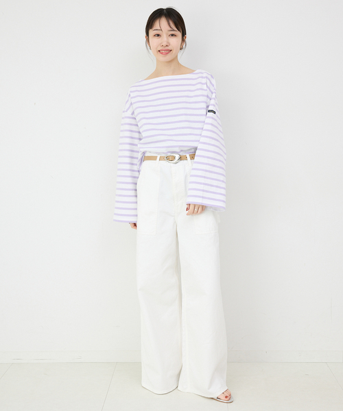 SLOBE IENA（スローブイエナ）の「SLOBE モチーフバックルベルト（ベルト・レディース・ベージュ系その他/ブラック・FREE）」の13枚目の写真