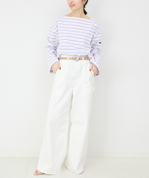 SLOBE IENA（スローブイエナ）の「SLOBE モチーフバックルベルト（ベルト・レディース・ベージュ系その他/ブラック・FREE）」の12枚目の写真