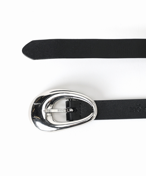 SLOBE IENA（スローブイエナ）の「SLOBE モチーフバックルベルト（ベルト・レディース・ベージュ系その他/ブラック・FREE）」の7枚目の写真