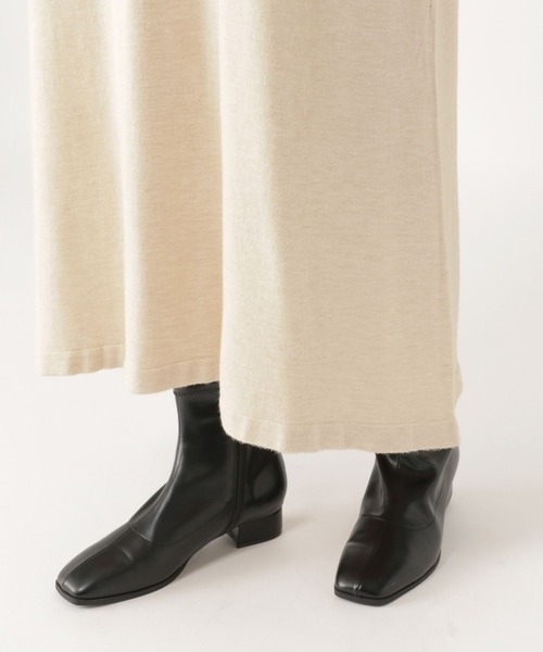 studio CLIP(スタディオクリップ)の「12ゲージニットセットワンピース(ワンピース・レディース・グレー/ライトベージュ・FREE)」の19枚目の写真