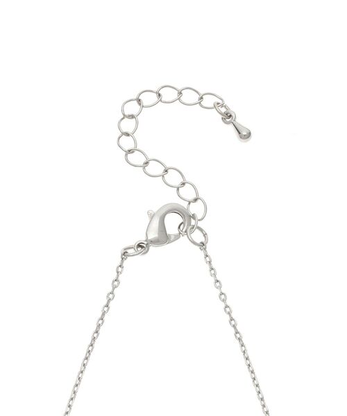 MERCURYDUO(マーキュリーデュオ)の「ドロップビジューネックレス(ネックレス・レディース・クリア・FREE)」の4枚目の写真