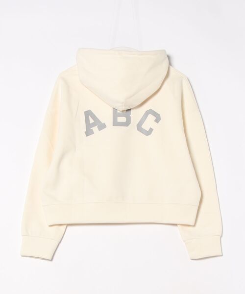 aimoha(アイモハ)の「「ABC」ロゴプリントフーディー(パーカー・レディース・ライトベージュ/ブラック/ワインレッド/ライトグレー/ホワイト・FREE)」の9枚目の写真