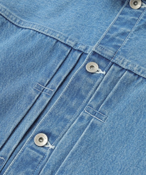 ROSE BUD（ローズバッド）の「(GENE HEAVENS)タックスリーブデニムジャケット（デニムジャケット・レディース・ブラック/ブルー・ONE SIZE）」の8枚目の写真