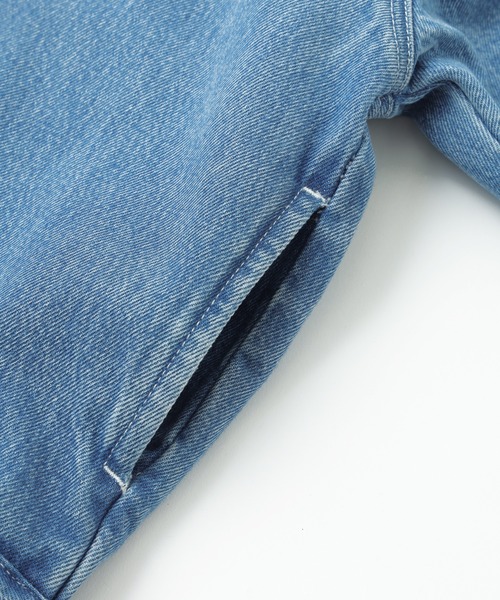 ROSE BUD（ローズバッド）の「(GENE HEAVENS)タックスリーブデニムジャケット（デニムジャケット・レディース・ブラック/ブルー・ONE SIZE）」の9枚目の写真