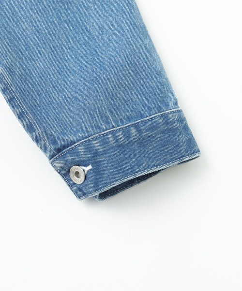 ROSE BUD（ローズバッド）の「(GENE HEAVENS)タックスリーブデニムジャケット（デニムジャケット・レディース・ブラック/ブルー・ONE SIZE）」の10枚目の写真