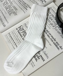 CRB（シーアールビー）の「リブカラーソックス（ソックス/靴下）」