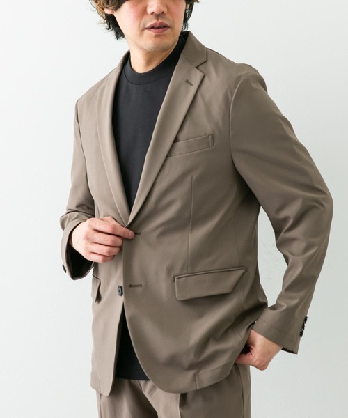 URBAN RESEARCH DOORS（アーバンリサーチドアーズ）の「『イージーケア』LIFE STYLE TAILOR　4WAYストレッチポリエステルジャケット（スーツジャケット・メンズ・グレー/ネイビー/ベージュ・SMALL/MEDIUM/LARGE/X-LARGE）」の4枚目の写真