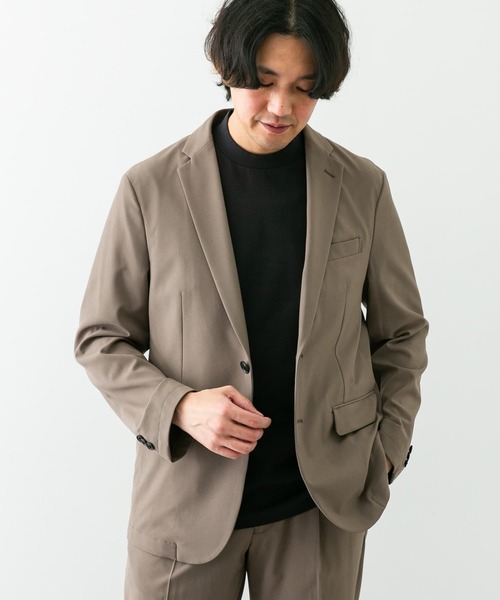 URBAN RESEARCH DOORS（アーバンリサーチドアーズ）の「『イージーケア』LIFE STYLE TAILOR　4WAYストレッチポリエステルジャケット（スーツジャケット・メンズ・グレー/ネイビー/ベージュ・SMALL/MEDIUM/LARGE/X-LARGE）」の5枚目の写真