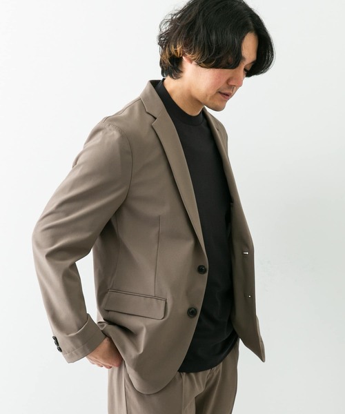 URBAN RESEARCH DOORS（アーバンリサーチドアーズ）の「『イージーケア』LIFE STYLE TAILOR　4WAYストレッチポリエステルジャケット（スーツジャケット・メンズ・グレー/ネイビー/ベージュ・SMALL/MEDIUM/LARGE/X-LARGE）」の6枚目の写真