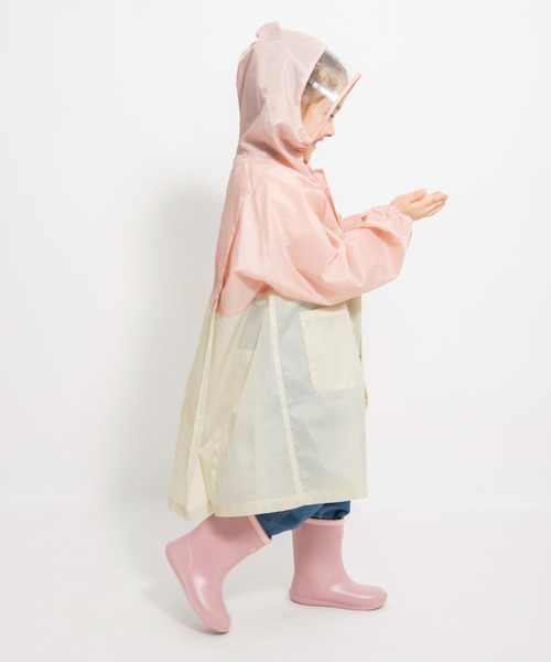 BRANSHES（ブランシェス）の「ワッペン付きレインブーツ（レインシューズ・キッズ・ブラウン/ピンク/ブルーグレー・15.0cm/16.0cm/17.0cm/18.0cm/14.0cm/19.0cm/21.0cm/20.0cm）」の20枚目の写真