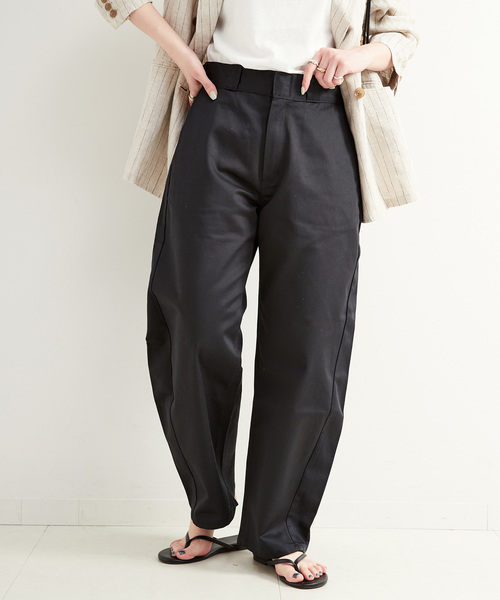 Dickies× Holiday レースアップ チノパンツ ブラック Dickies× Holiday レースアップ チノパンツ ブラック