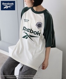 【Reebok/リーボック】ワッペン刺繍 ラグラン 半袖Tシャツ