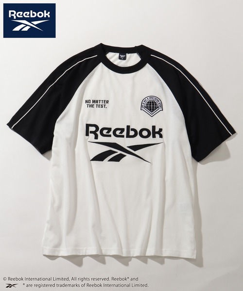 Reebok(リーボック)の「【Reebok/リーボック】ワッペン刺繍 ラグラン 半袖Tシャツ(Tシャツ/カットソー・メンズ・ホワイト/サックスブルー/グレイッシュベージュ/アイボリー・L/M/LL)」の9枚目の写真