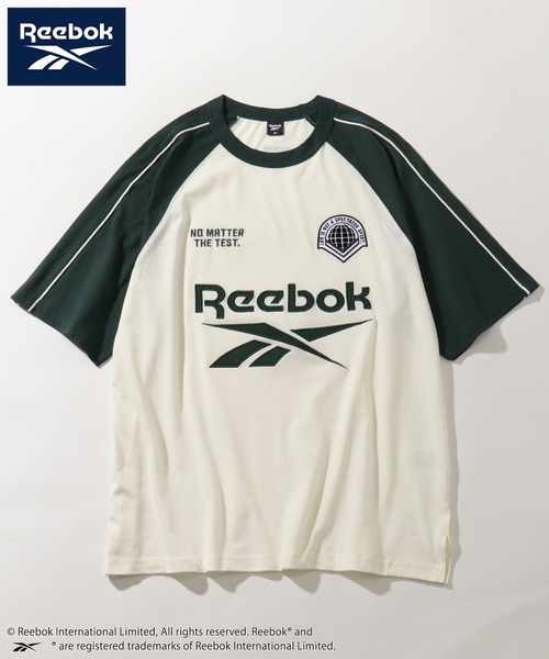 Reebok(リーボック)の「【Reebok/リーボック】ワッペン刺繍 ラグラン 半袖Tシャツ(Tシャツ/カットソー・メンズ・ホワイト/サックスブルー/グレイッシュベージュ/アイボリー・L/M/LL)」の14枚目の写真