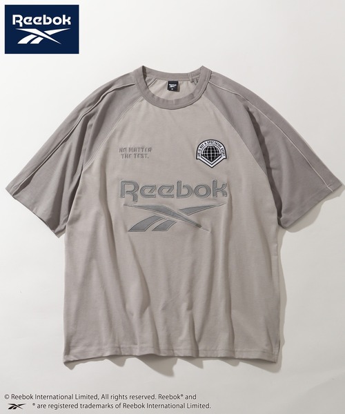 Reebok(リーボック)の「【Reebok/リーボック】ワッペン刺繍 ラグラン 半袖Tシャツ(Tシャツ/カットソー・メンズ・ホワイト/サックスブルー/グレイッシュベージュ/アイボリー・L/M/LL)」の19枚目の写真