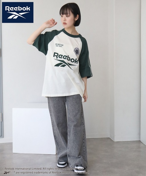 Reebok(リーボック)の「【Reebok/リーボック】ワッペン刺繍 ラグラン 半袖Tシャツ(Tシャツ/カットソー・メンズ・ホワイト/サックスブルー/グレイッシュベージュ/アイボリー・L/M/LL)」の18枚目の写真