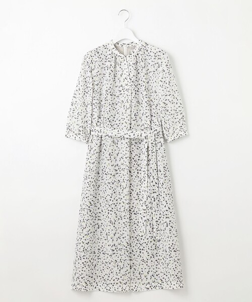 J.PRESS(ジェイプレス)の「【洗える】スパンローンフラワープリント ワンピース(ワンピース・レディース・アイボリー系5/ネイビー系5・T15/T13)」の10枚目の写真