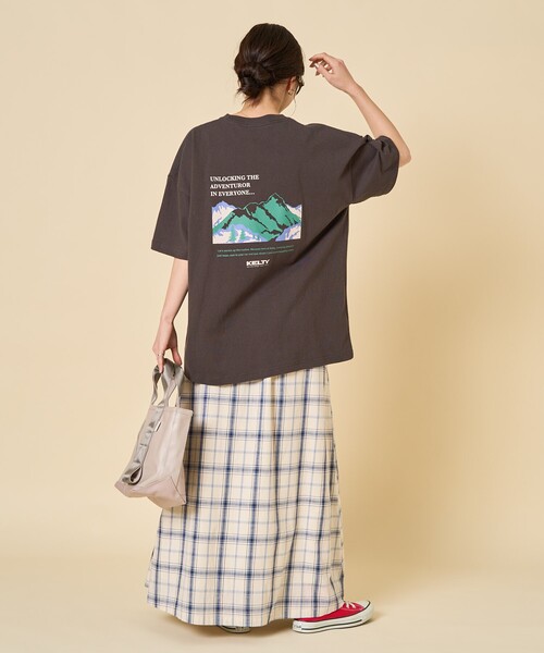 tシャツ 限定展開 KELTY × FREAK'S STORE/ケルティ 別注 半袖 バックプリント Tシャツ レディース FREAK'S STORE tシャツ 限定展開 KELTY × STORE/ケルティ 別注
