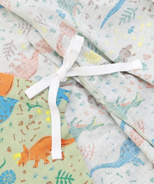 Ampersand（アンパサンド）の「粋な総柄甚平ロンパス（ロンパース・キッズ・ベージュ/ネイビー/グリーン/ライトグレー・70/80）」の18枚目の写真