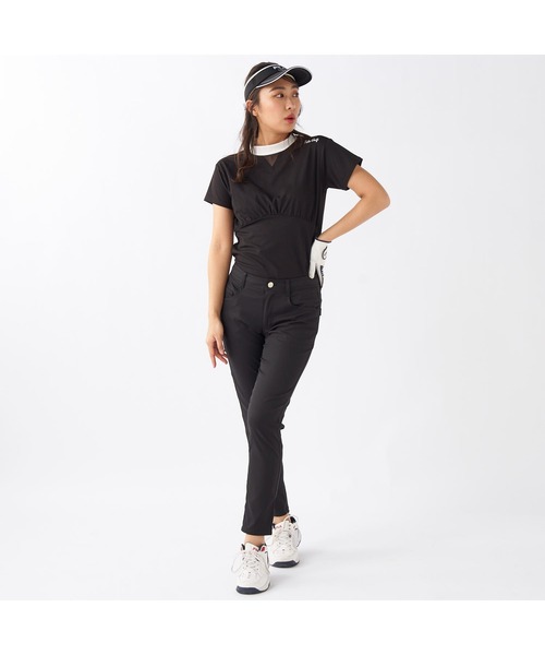 FILA GOLF(フィラゴルフ )の「FILA GOLF/フィラ ゴルフ ゴルフウェア ストレッチ 撥水 吸汗速乾 9分丈 クロップドパンツ ロングパンツ(その他パンツ・レディース・カーキ/ホワイト/ネイビー/ブラック/ライトグレー・LL/L/M)」の20枚目の写真