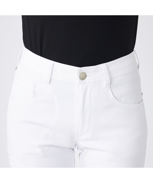 FILA GOLF(フィラゴルフ )の「FILA GOLF/フィラ ゴルフ ゴルフウェア ストレッチ 撥水 吸汗速乾 9分丈 クロップドパンツ ロングパンツ(その他パンツ・レディース・カーキ/ホワイト/ネイビー/ブラック/ライトグレー・LL/L/M)」の9枚目の写真