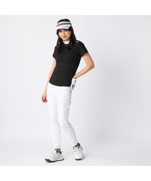 FILA GOLF(フィラゴルフ )の「FILA GOLF/フィラ ゴルフ ゴルフウェア ストレッチ 撥水 吸汗速乾 9分丈 クロップドパンツ ロングパンツ(その他パンツ・レディース・カーキ/ホワイト/ネイビー/ブラック/ライトグレー・LL/L/M)」の7枚目の写真